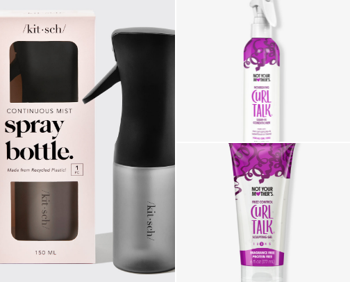 Curly hair products curated by my FAV influencers cover photo collage