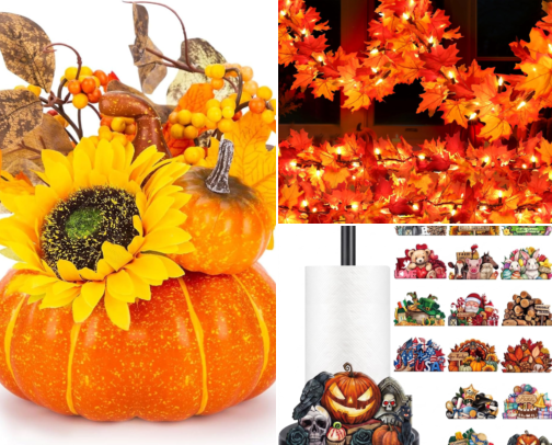 Budget-Friendly Fall Decor Kits cover photo collage