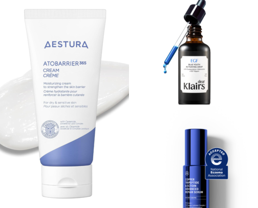 My Skin Barrier Survival Kit 💗 cover photo collage