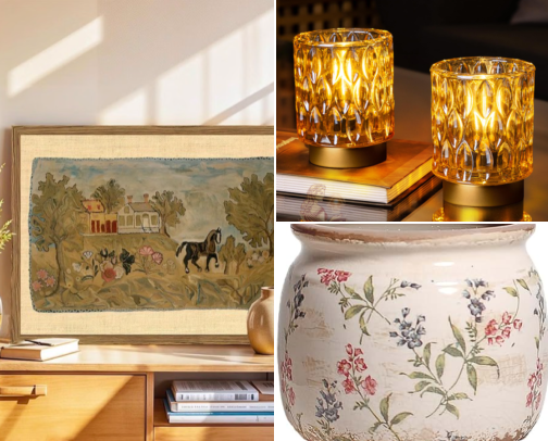 Flea Market Finds Without Leaving Your Home: Found on Amazon cover photo collage