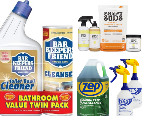 Made in USA/Shop Small Cleaning Products cover photo collage