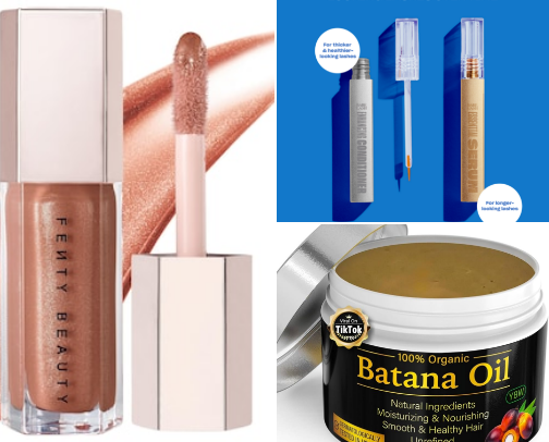 My favorite beauty recs for bare minimum girlys❤️ cover photo collage