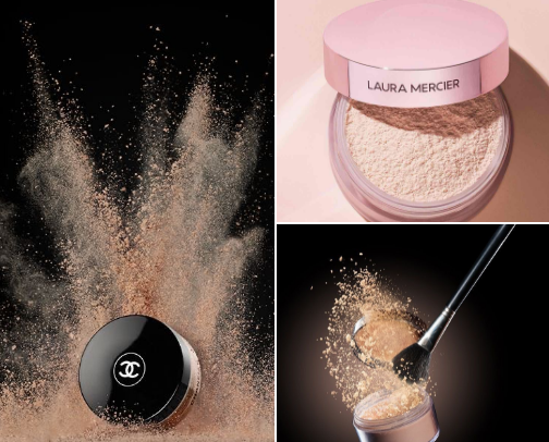 powder foundations🎀 cover photo collage