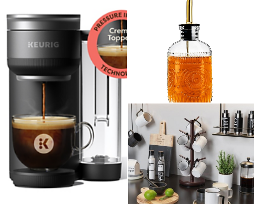 Best coffee bar accessories cover photo collage