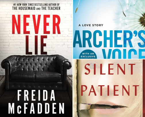 Books to knock you out of a reading slump 📚 cover photo collage