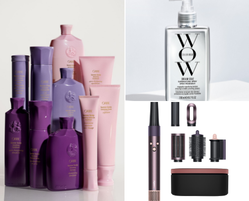 hair care cover photo collage