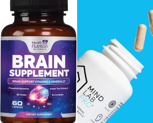 Best Supplements for Brain Health cover photo collage