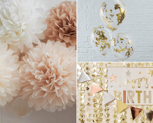 Party decor 🥳 cover photo collage