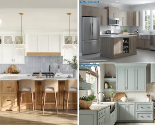 MY KITCHEN WITH HOME DEPOT cover photo collage