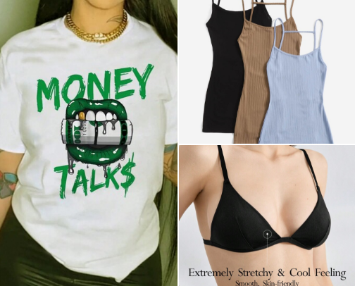 Chic & Comfy finds cover photo collage