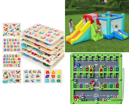 Engaging kids toys 🪀 cover photo collage