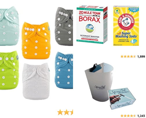 My Cloth Diapering Essentials cover photo collage