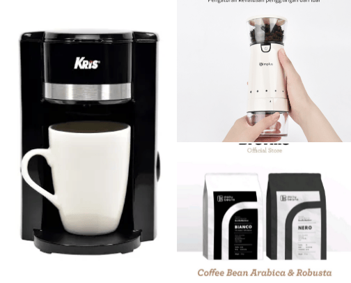 Make Cafe-Style Coffee At Your Home ☕ cover photo collage