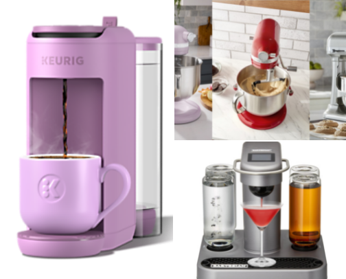 Kitchen gadgets cover photo collage