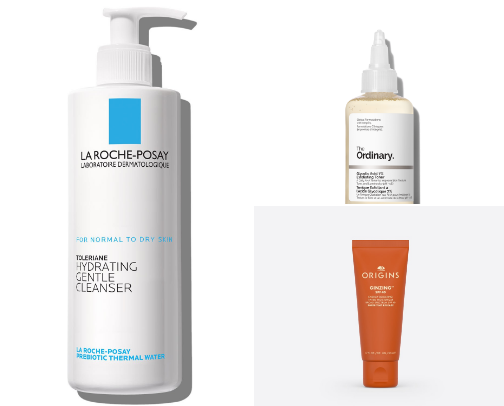 skincare that actually works - but also affordable cover photo collage