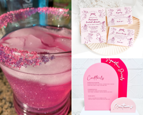 Pink Cocktail Party Collection cover photo collage