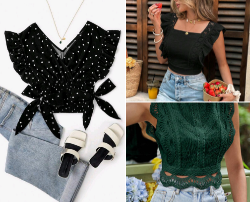 Tops in discussion from spring ⛱️ to Autumn 🍂 cover photo collage
