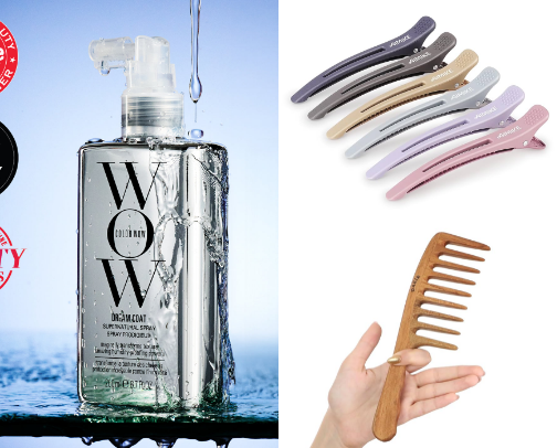 Essentials for the perfect Hair Blowout at Home cover photo collage