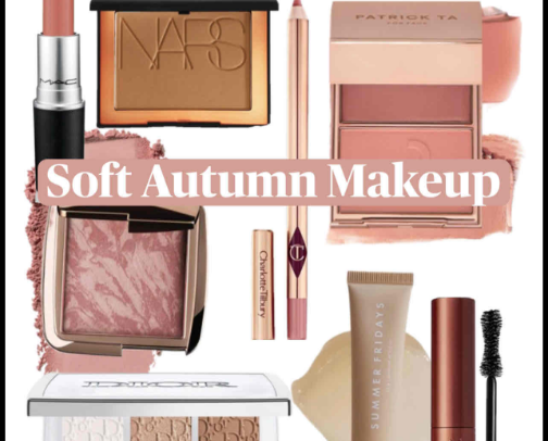 🍁 Soft Autumn Makeup 🍂 cover photo collage