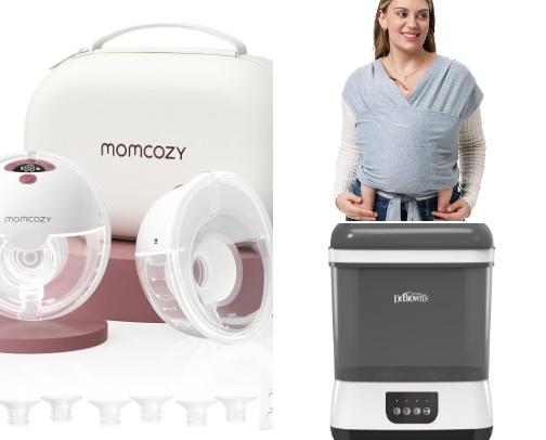 Mom Must Haves for baby cover photo collage