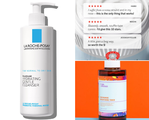 Calm & Glow: Skincare for Sensitive Skin cover photo collage