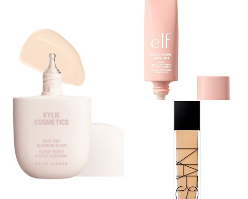 Skin tints and foundations for all skin types cover photo collage