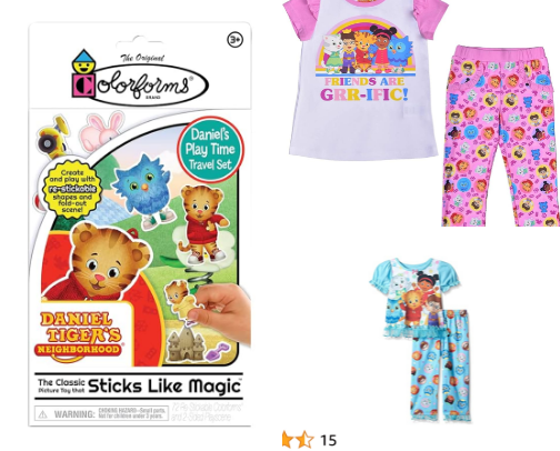 Toddler gift ideas for someone who loves Daniel Tiger cover photo collage