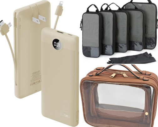 Amazon Travel Essentials cover photo collage