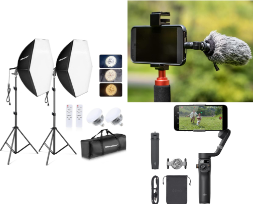 Filming Setup cover photo collage