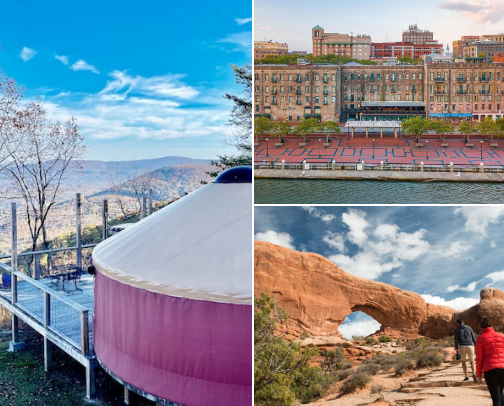 Unforgettable Places in North America cover photo collage