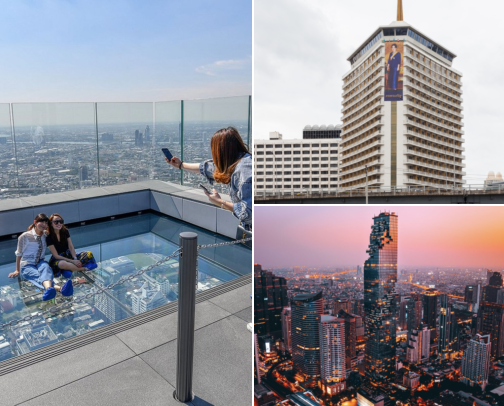 Charming hotels in Silom, Bangkok, Thailand cover photo collage