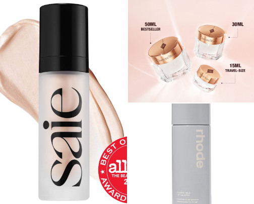 scandinavian makeup essentials cover photo collage
