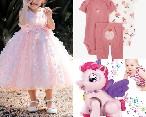 Baby/Toddler items cover photo collage