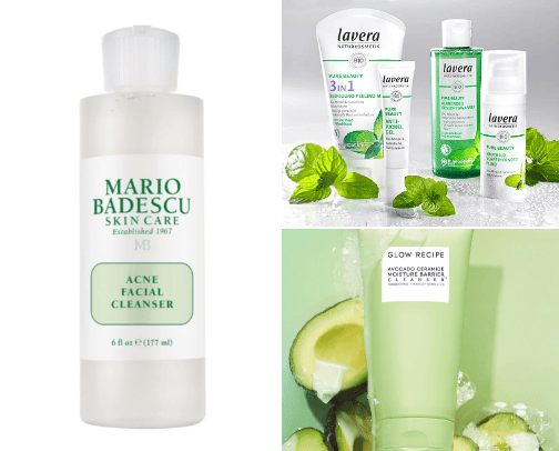 Skincare for oily skin🧴 cover photo collage