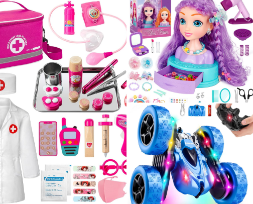 Gift ideas for children cover photo collage