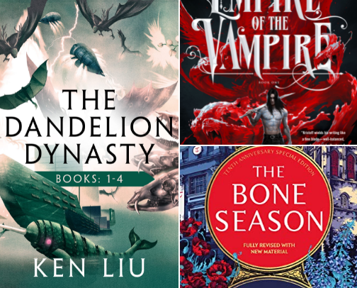 The Best Epic Fantasy Series cover photo collage
