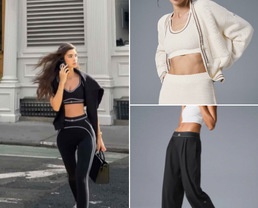 🩶 Alo Yoga — where luxury meets movement. 💫 cover photo collage
