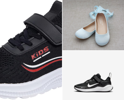 Kids' Shoes Edit- " Little Steps, Big Style" cover photo collage