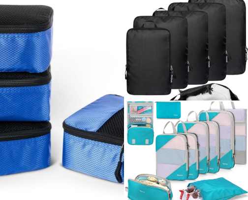 Packing cubes and luggage organizers that survive real trips cover photo collage