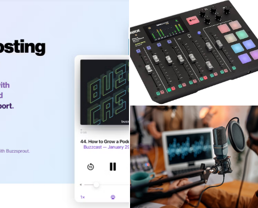 Podcast Starter Kit cover photo collage