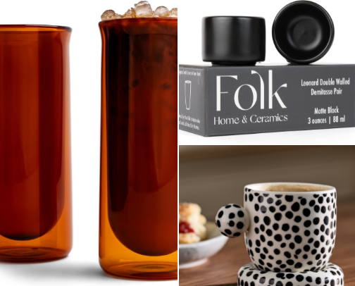 Aesthetic cups + mugs cover photo collage
