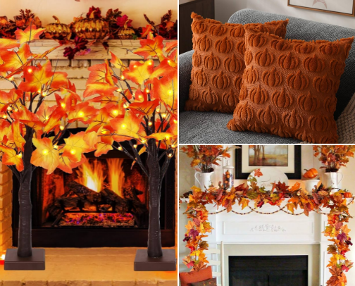 Fall decor cover photo collage