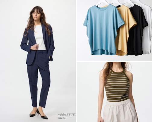 Uniqlo is my go-to shop-timeless, comfy, and always stylish. cover photo collage
