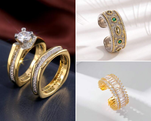 Premium Artificial Jewelry cover photo collage