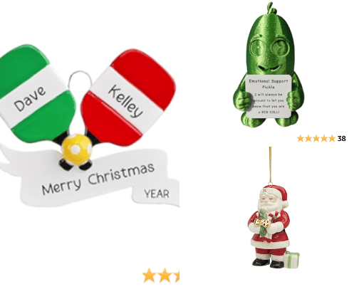 Christmas pickle gift ideas cover photo collage