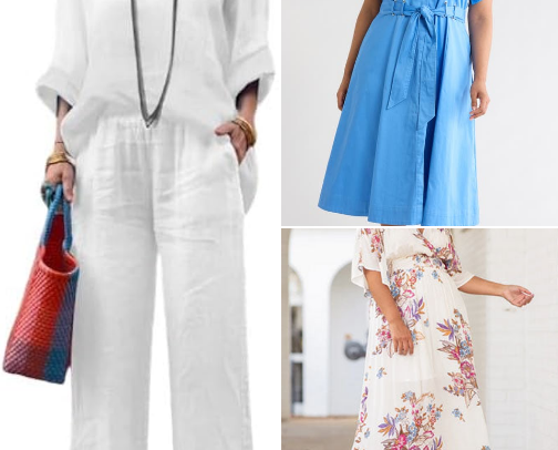 .	Spring to Summer Comfort Wear for Plus-Size Women 40+ cover photo collage