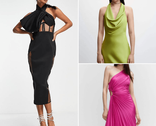 Wedding guest outfits cover photo collage