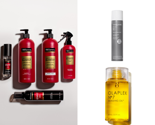 Hair products for blowout 💇‍♀️💇‍♀️ cover photo collage