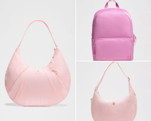Stylish Pink Handbags for Women cover photo collage