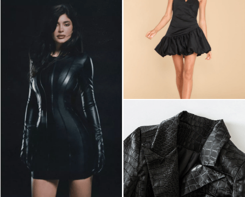 Revolve black cover photo collage